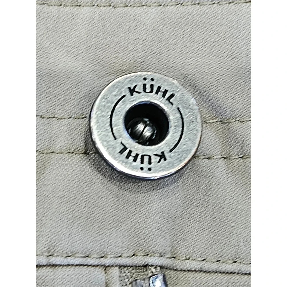 Kuhl Mens Khaki Tan Renegade Hiking Cargo Shorts Size 38‎ Outdoor Casual